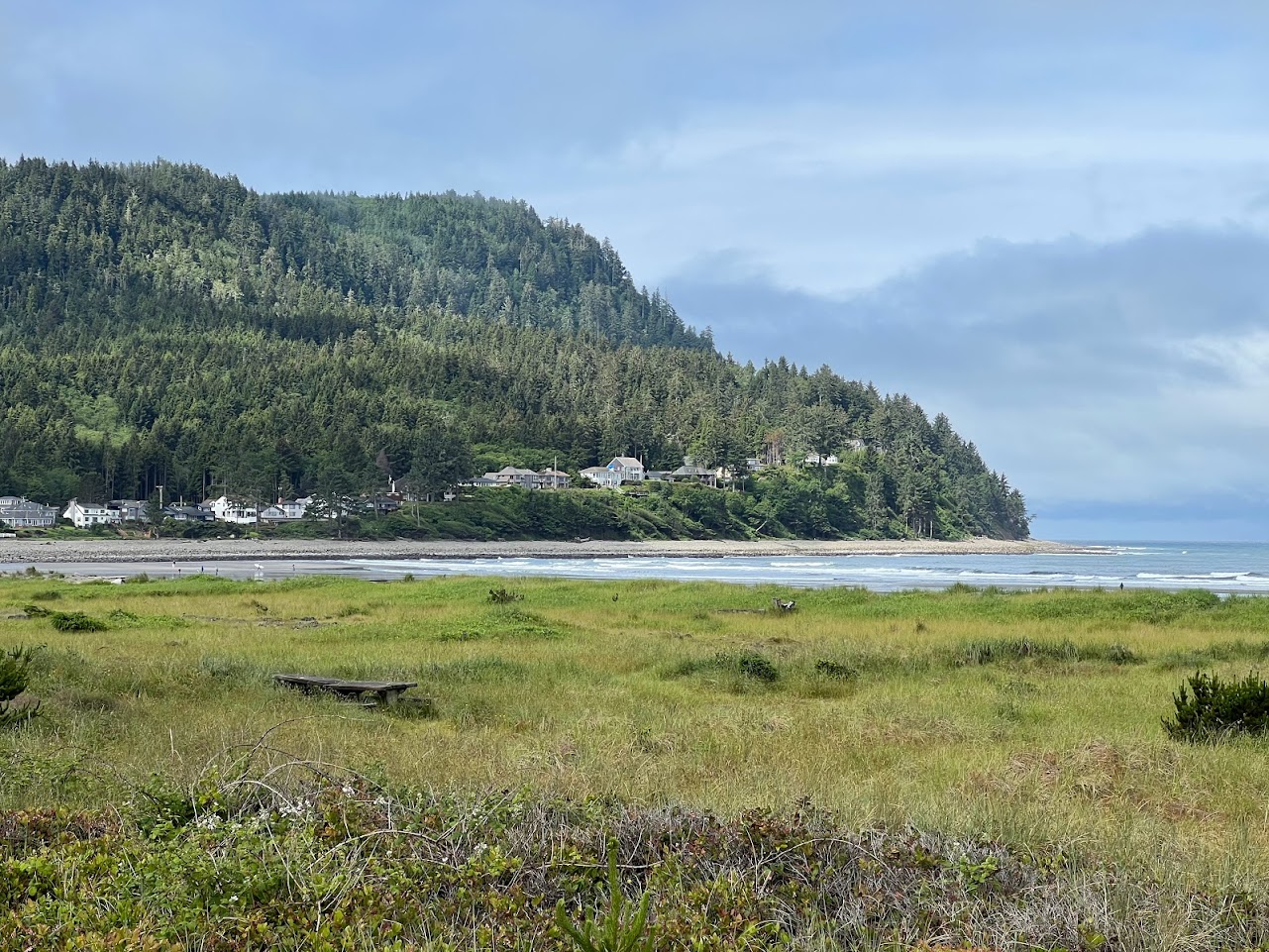 South end of the promenade in Seaside Oregon